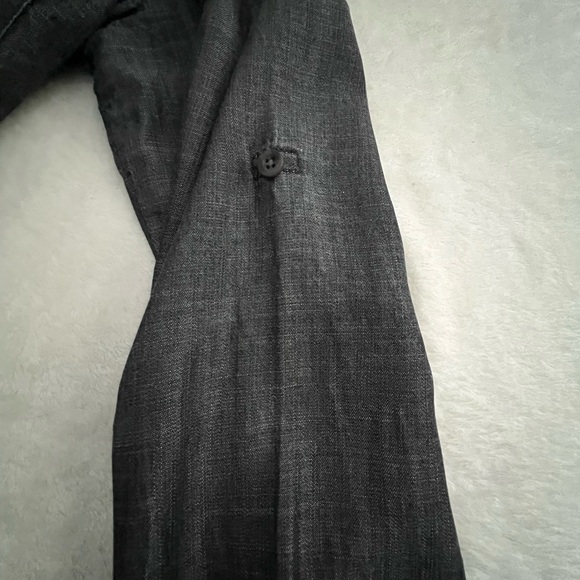 Cloth & Stone Charcoal Black Pull Over Shirt, Size M - Picture 13 of 15